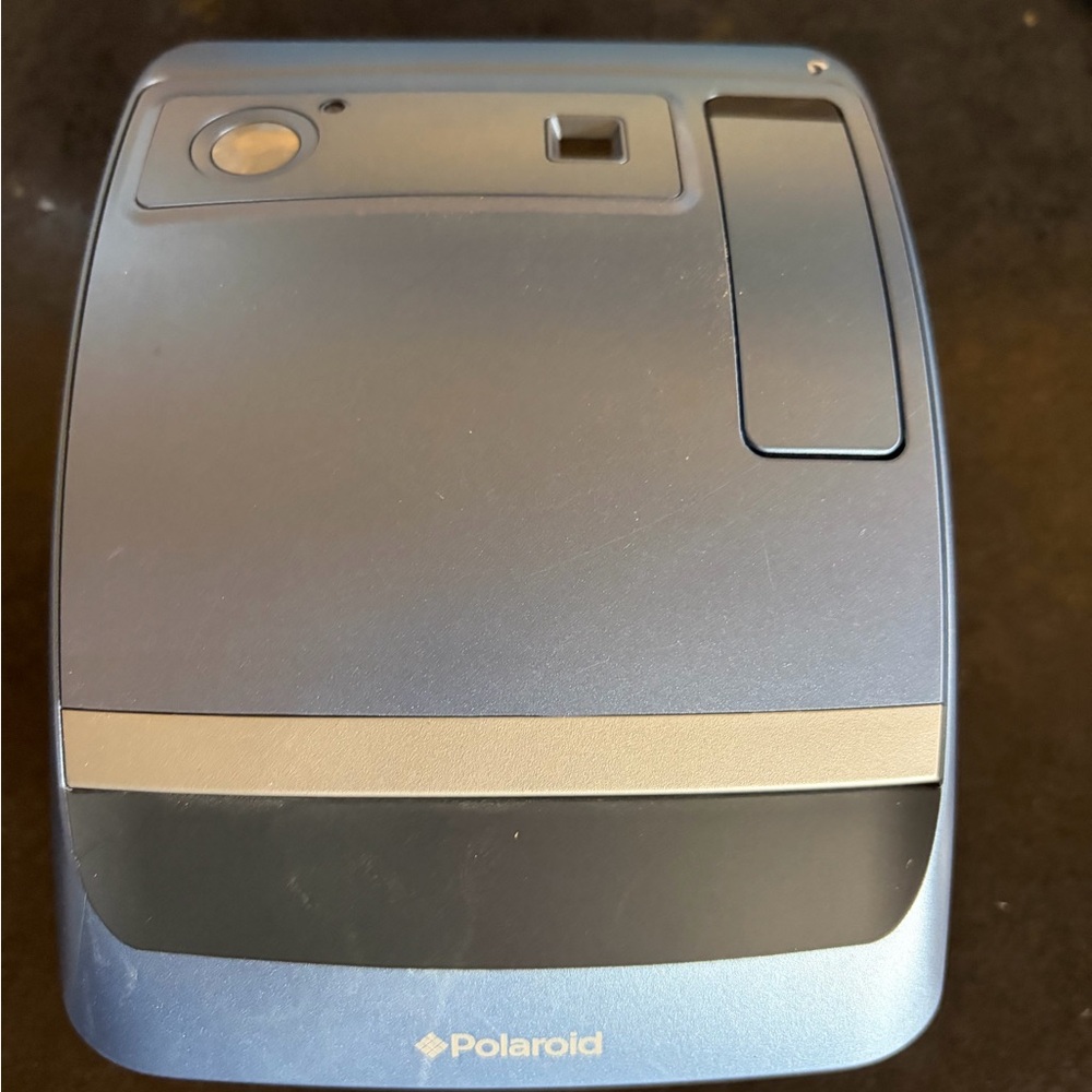 Vintage Polaroid Blue and Gray Instant Photo Printer